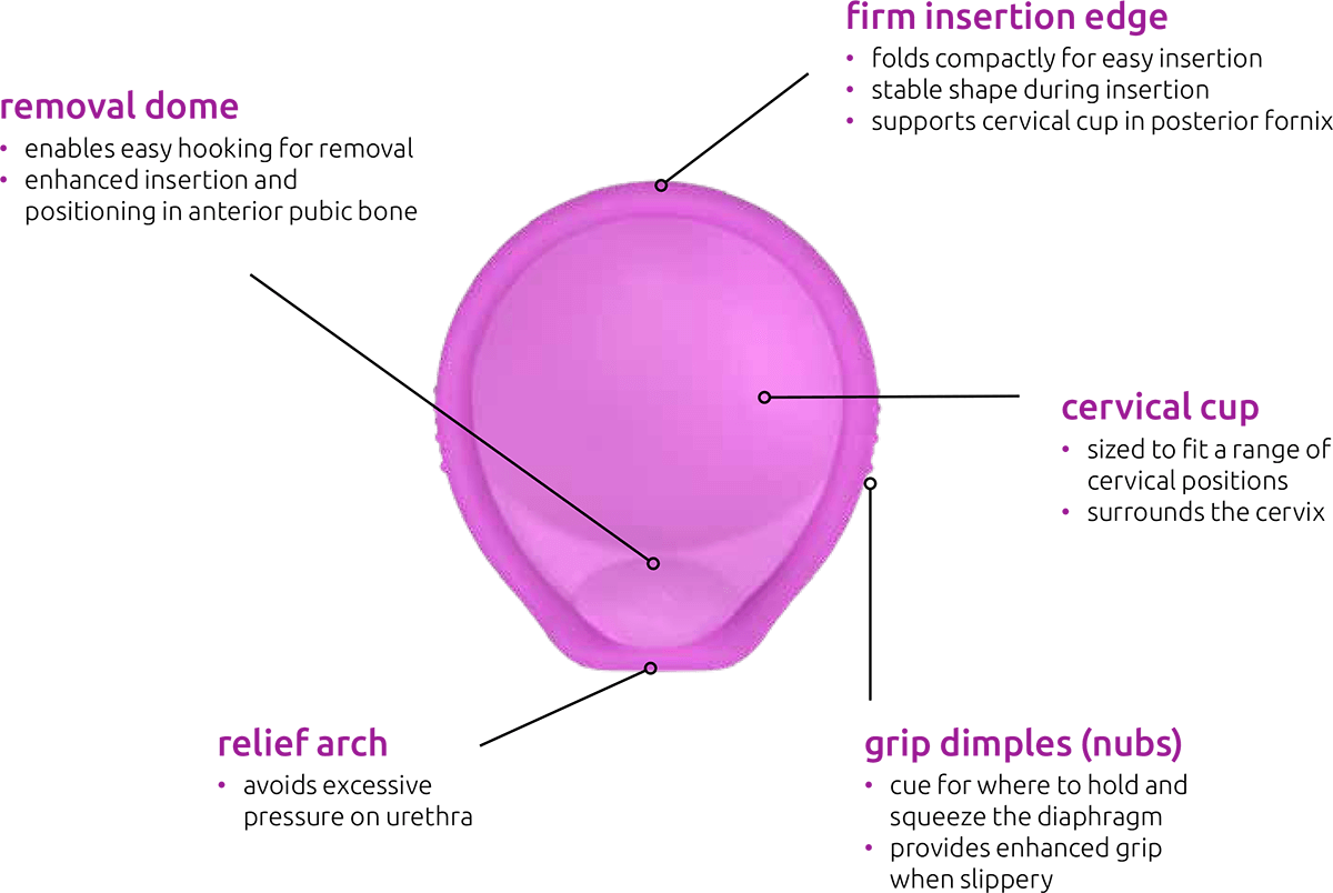 The diaphragm redesigned by women for women Caya