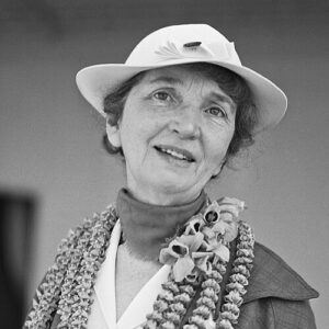 Margaret Sanger black and white photo.